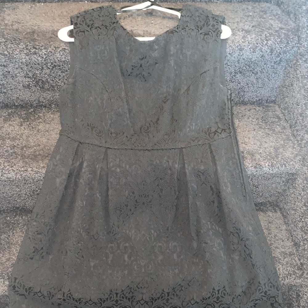 Torrid cocktail length black dress